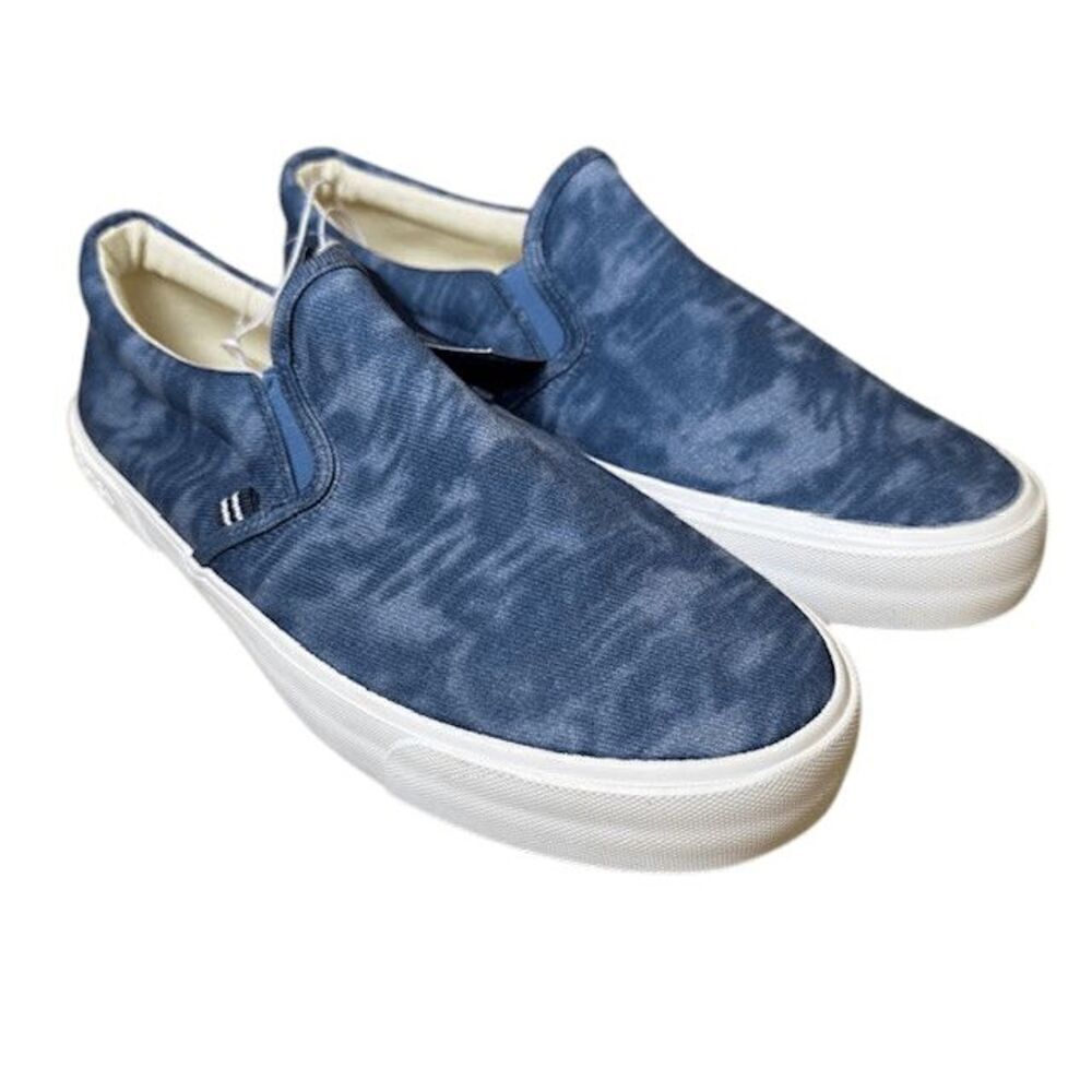 NWT Nautica Candler Slip On Shoes in Indigo Tie Dye Print Men's Size 9.5